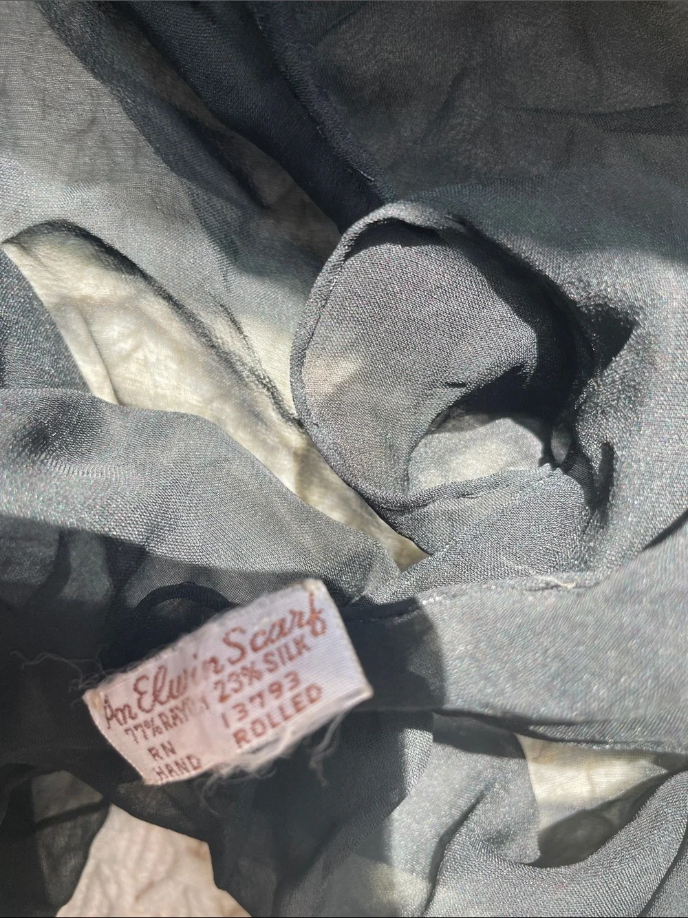 VTG ELWIN SILK BLEND SCARF